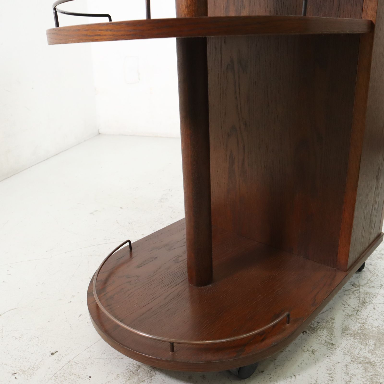 三越家具 ブルージュ Brugge サイドテーブルワゴン キッチンワゴン