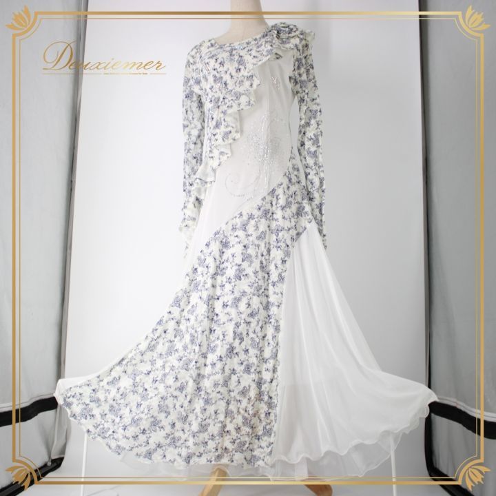 社交ダンス 衣装 スタンダード ドレス ワンピース レッスンウェア