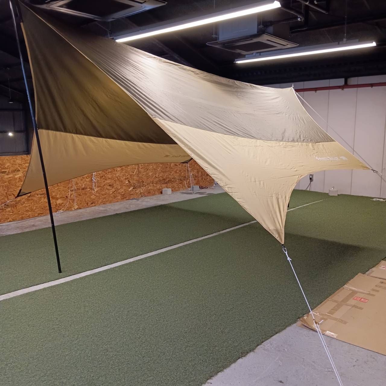 美品ベアーズロック　ムササビタープ　L ブラウン ムササビタープ L HT-L501 - Bears Rock:寝袋・テントなどアウトドア