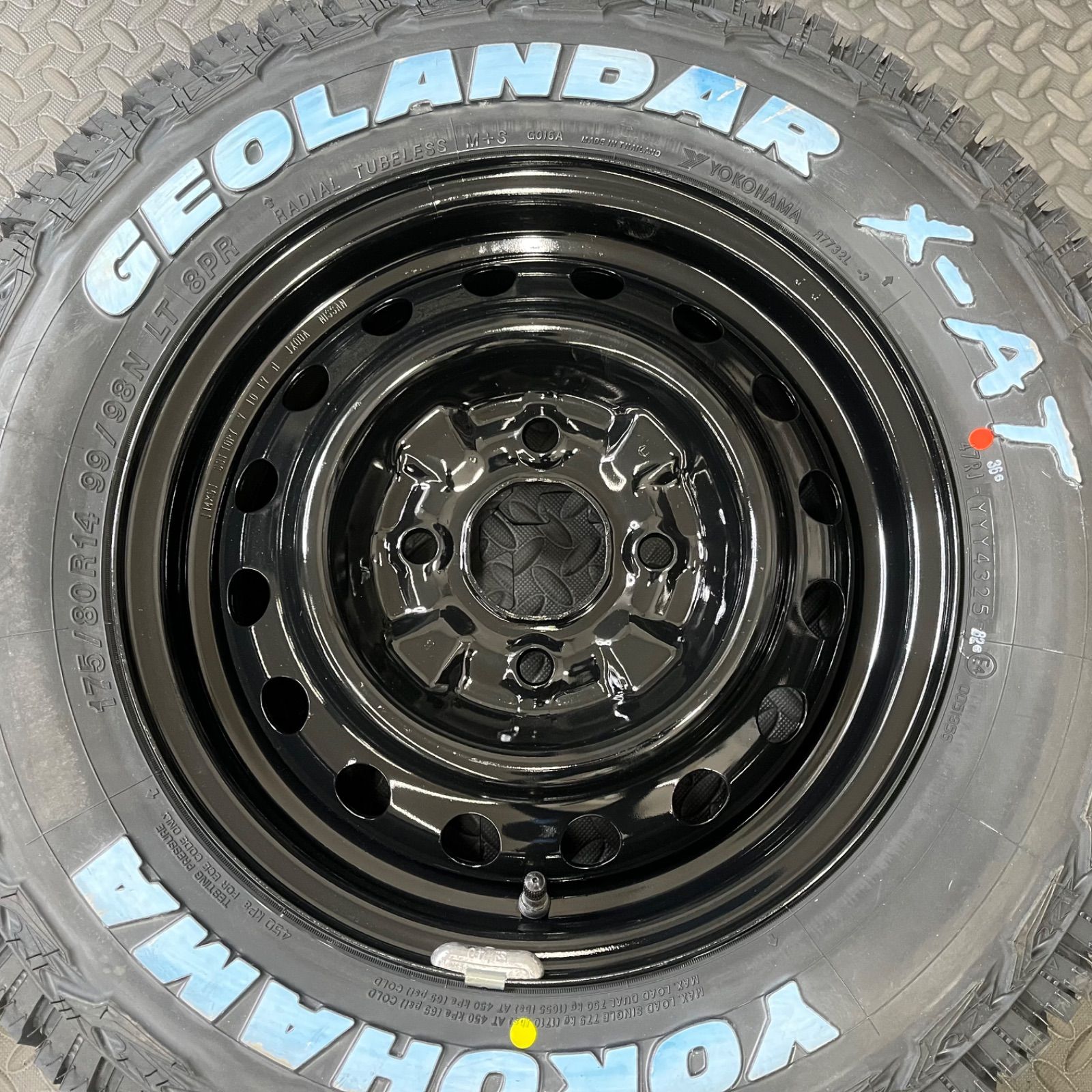 25年製 新品タイヤ 175/80R14 99/98N LT 8PR ヨコハマ ジオランダーX