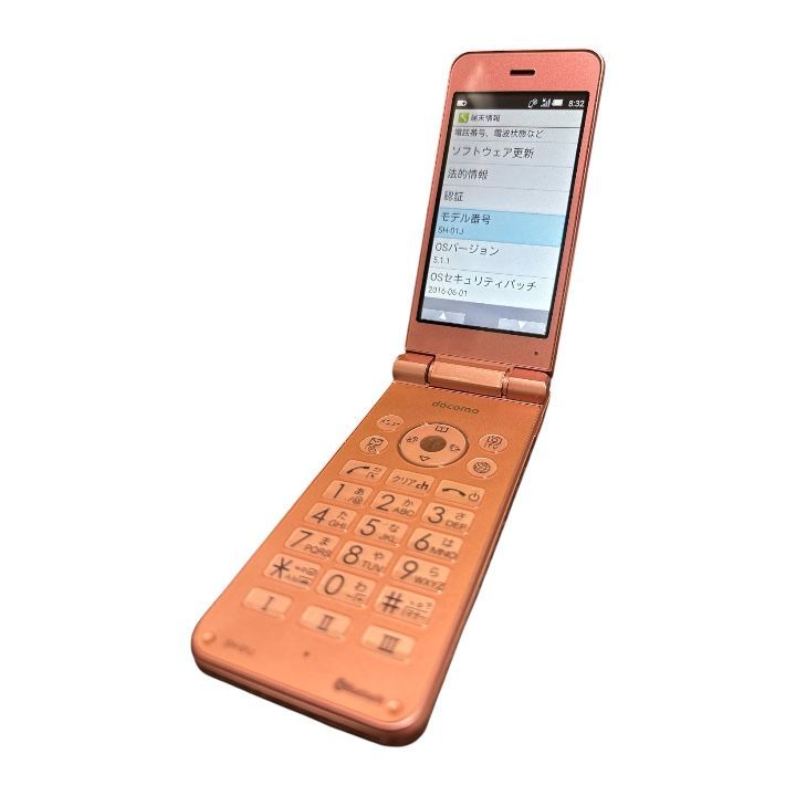 安心保証付き 中古品 AQUOS ケータイ SH-01J ピンク（ドコモ版・SIM