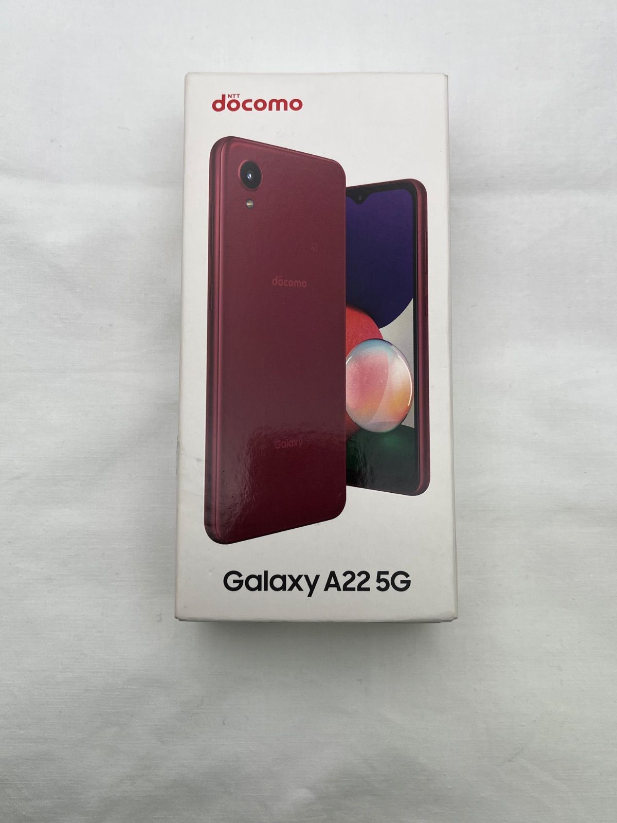 ▽docomo ドコモ Galaxy/A22/5G 64GB SC-56B レッド バッテリー良好
