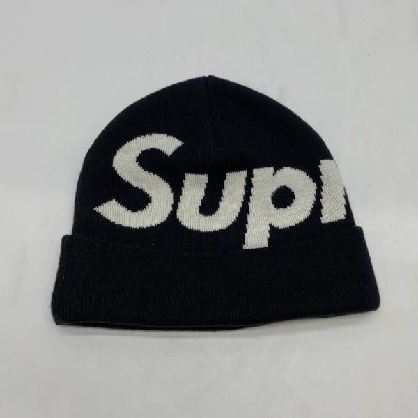 中古】SUPREME Big Logo Beanie ブラック シュプリーム[24