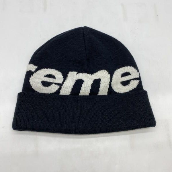 中古】SUPREME Big Logo Beanie ブラック シュプリーム[24