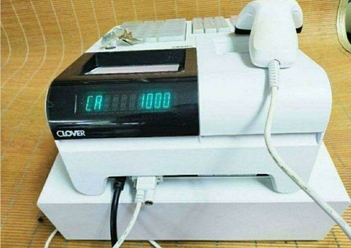 クローバーレジスター　JET-670スキャナ付き　PC連携　送料込　670670 クローバーレジスター JET-670スキャナ付き PC連携送料込 900733