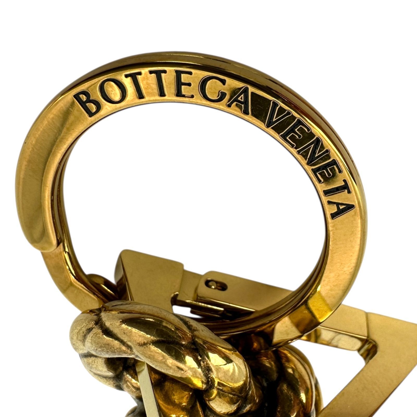 BOTTEGA VENETA】ボッテガ・ヴェネタ メタル キーリング キーホルダー