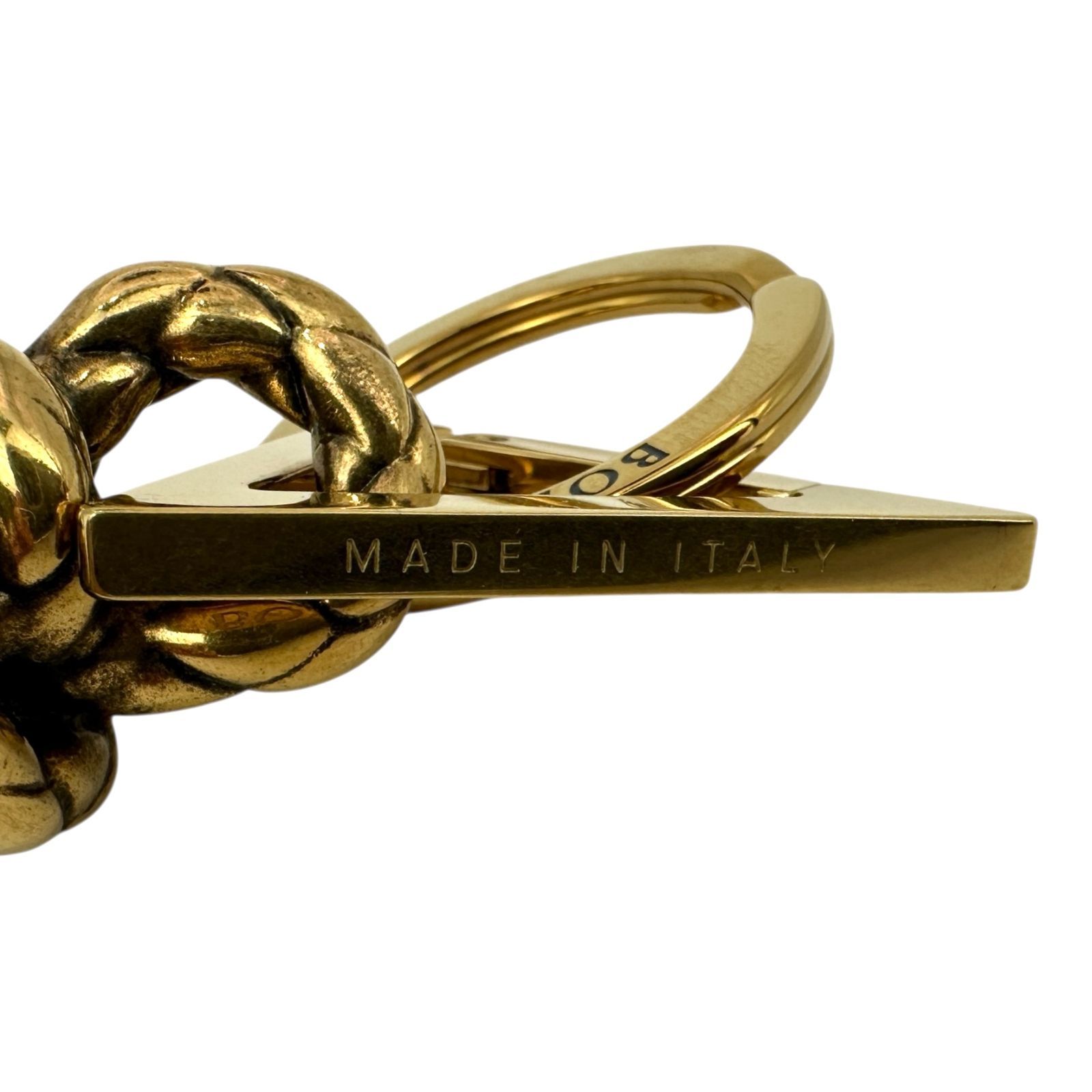 BOTTEGA VENETA】ボッテガ・ヴェネタ メタル キーリング キーホルダー