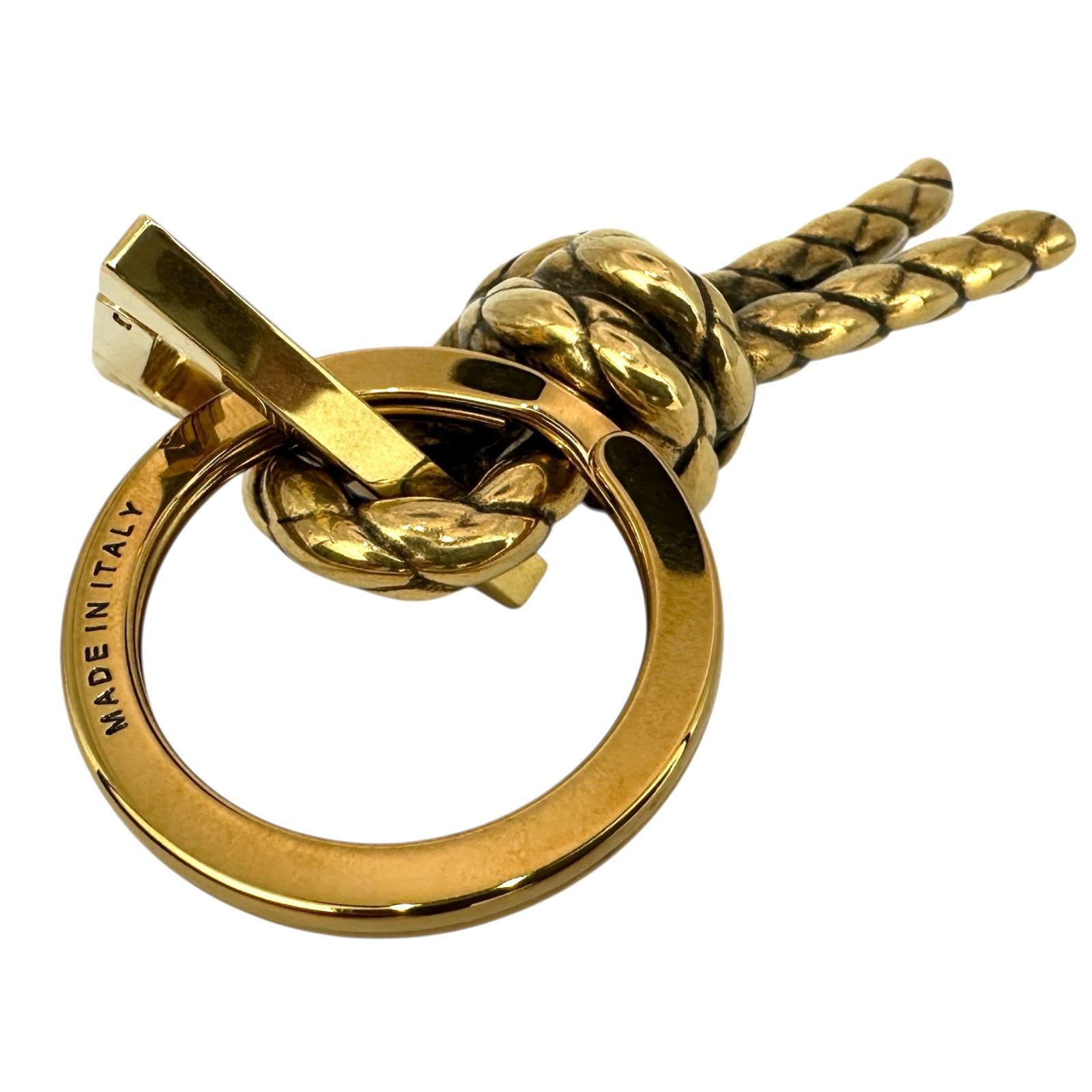 BOTTEGA VENETA】ボッテガ・ヴェネタ メタル キーリング キーホルダー