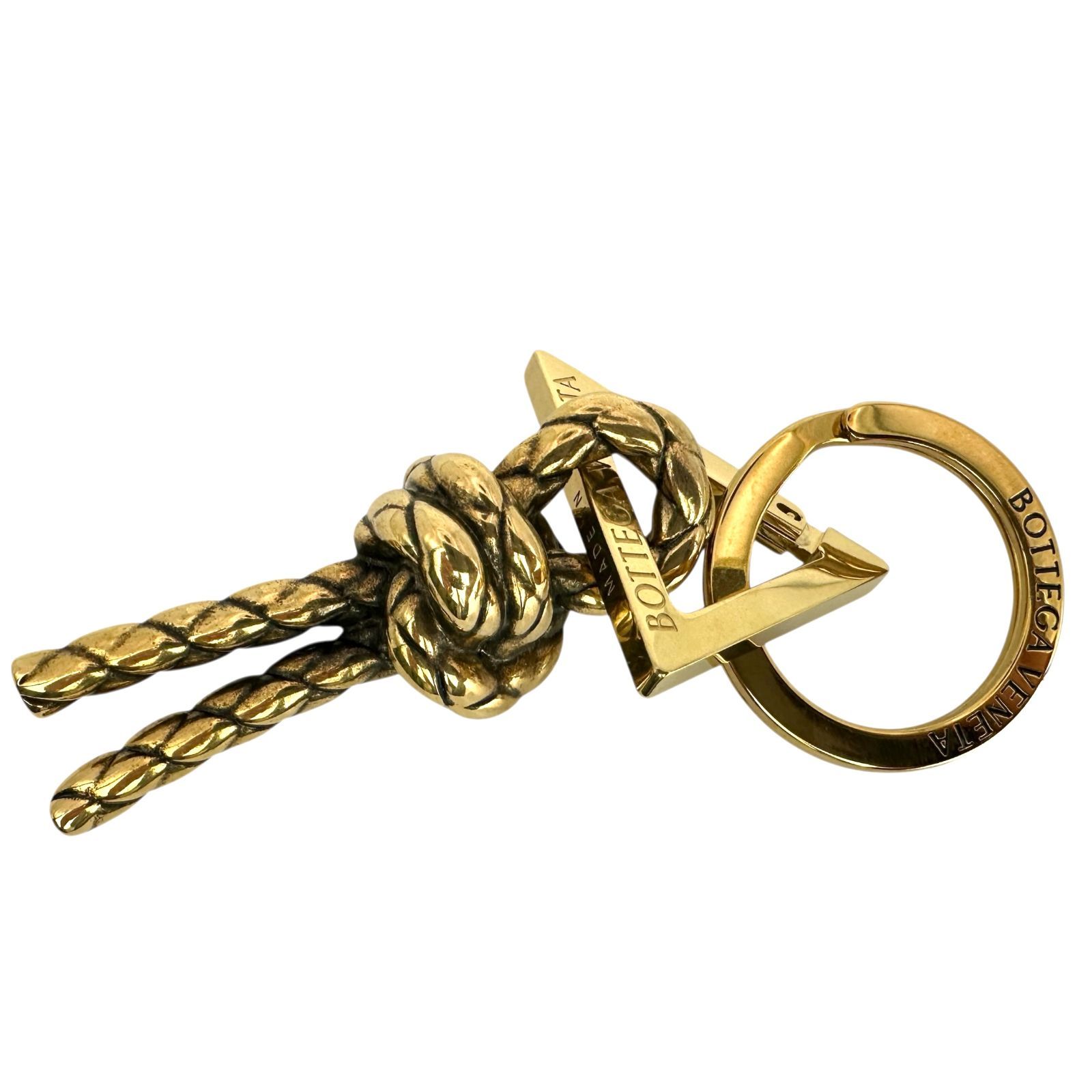 BOTTEGA VENETA】ボッテガ・ヴェネタ メタル キーリング キーホルダー