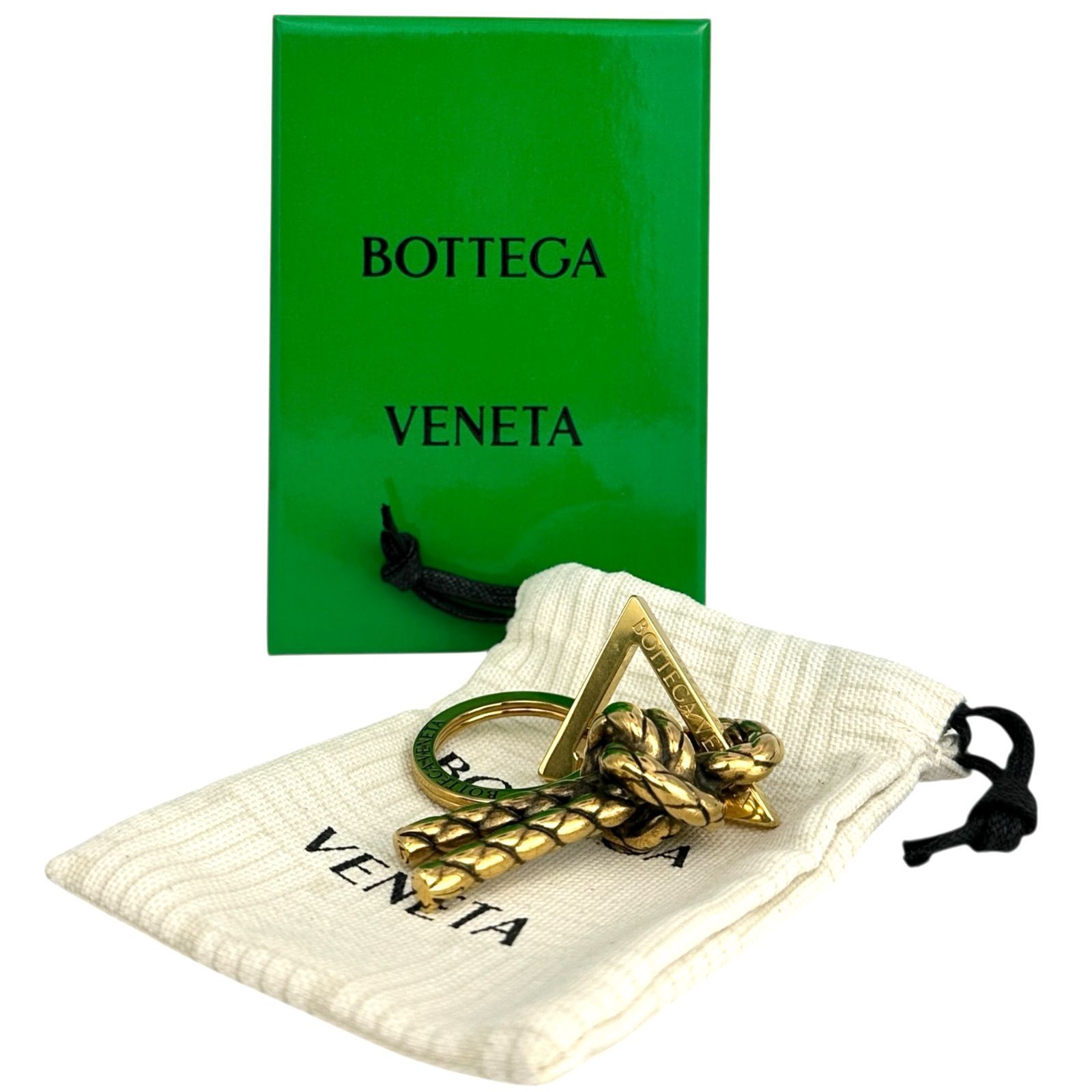 BOTTEGA VENETA】ボッテガ・ヴェネタ メタル キーリング キーホルダー
