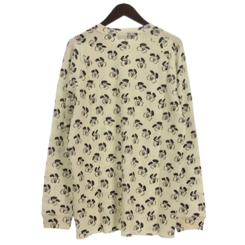 ボット BOTT × ヴェルディ VERDY Vick サーマル Tシャツ 長袖 総柄