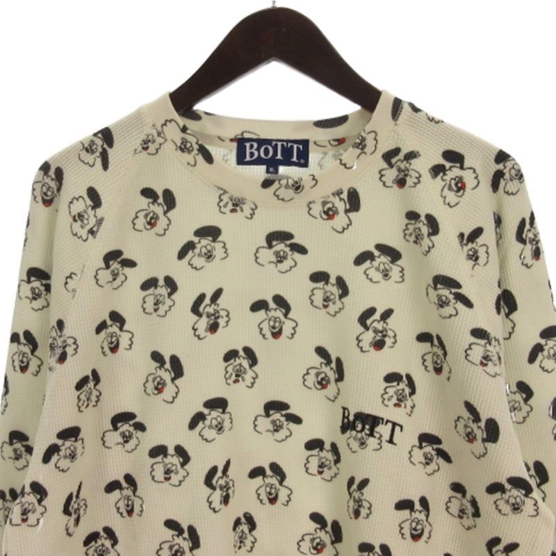 ボット BOTT × ヴェルディ VERDY Vick サーマル Tシャツ 長袖 総柄