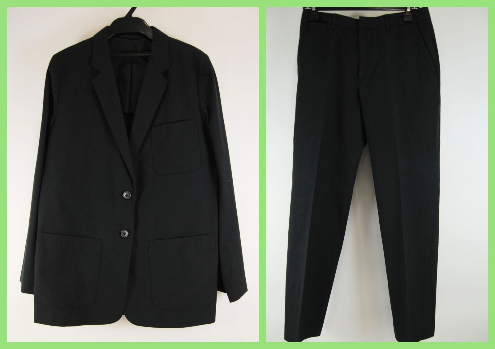 USED/A】MARGARETHOWELLマーガレットハウエル パンツスーツ ブラック