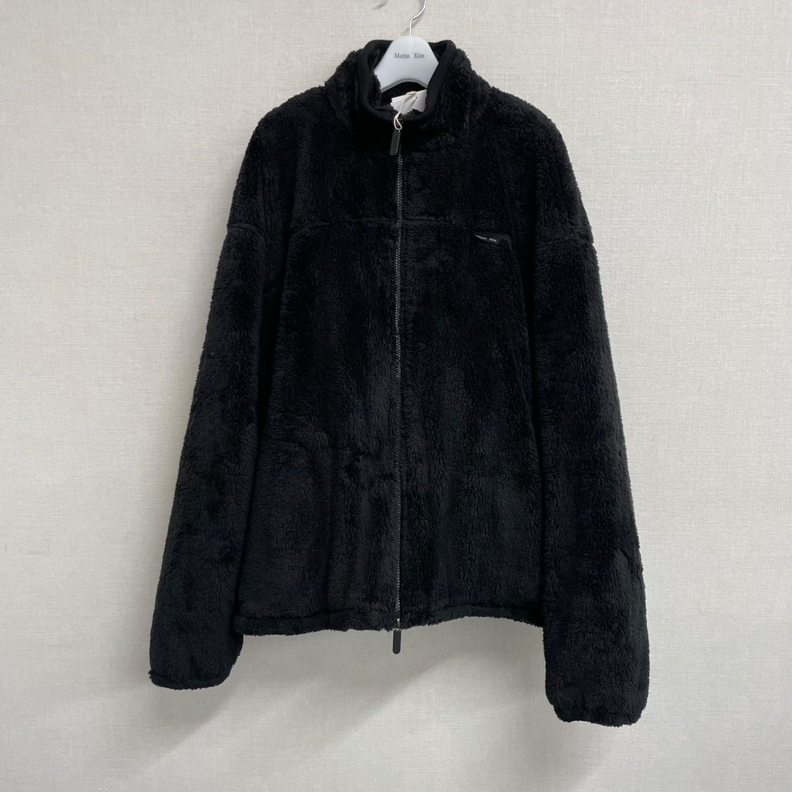 ♦️新品タグ付き♦️新作Matin Kim 黒 フリースジャケット メンズM 