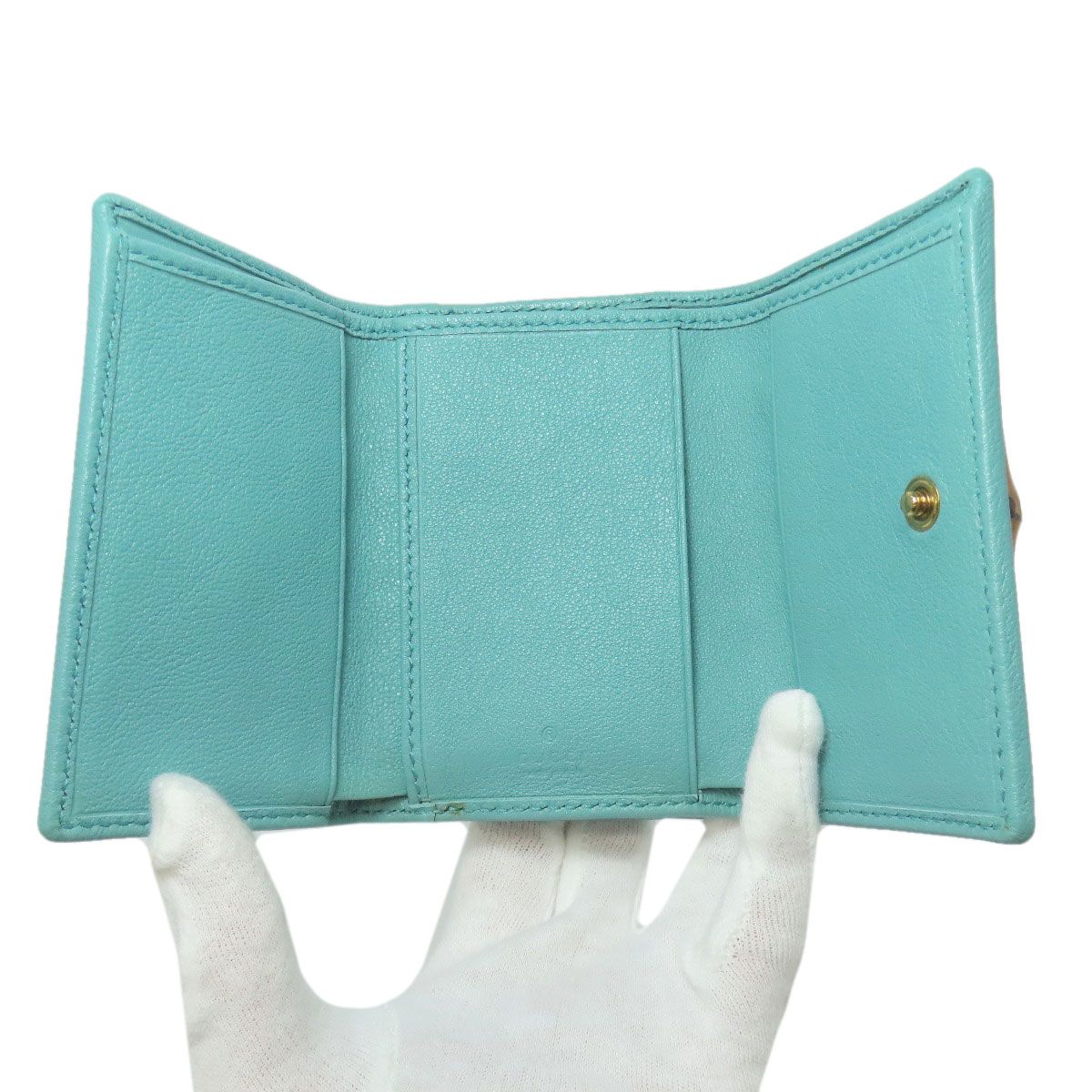 GUCCI グッチ 658633 ダイアナ バンブー コンパクトウォレット 二