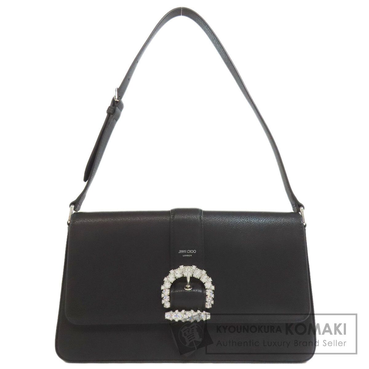 Jimmy Choo ジミーチュウ ビジュー ハンドバッグ レザー レディース