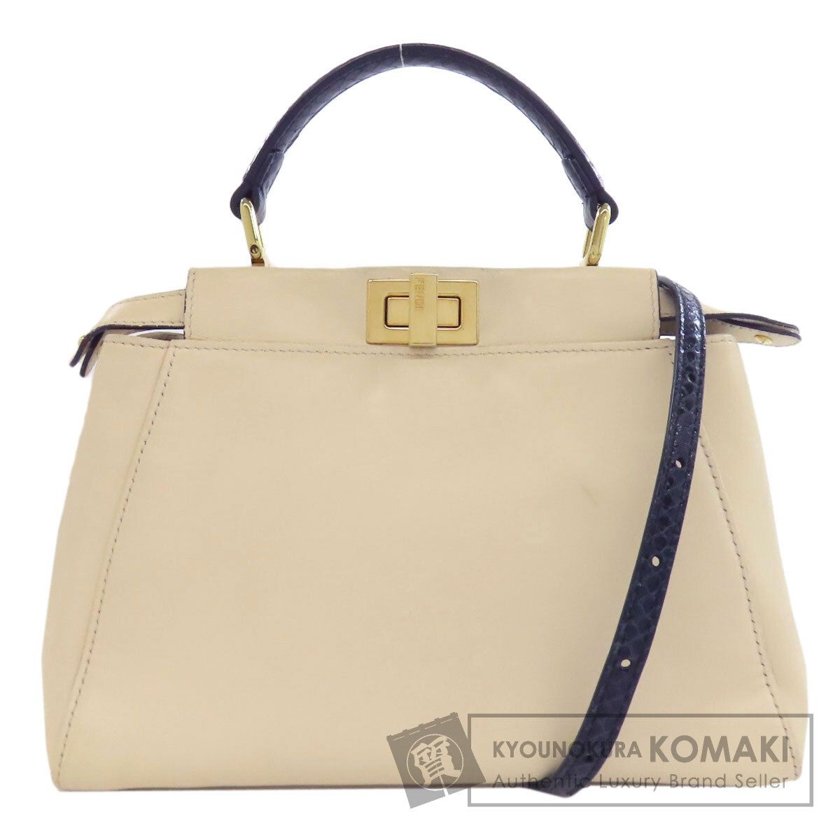 FENDI フェンディ ピーカブー ミニ モンスター 2WAY ハンドバッグ