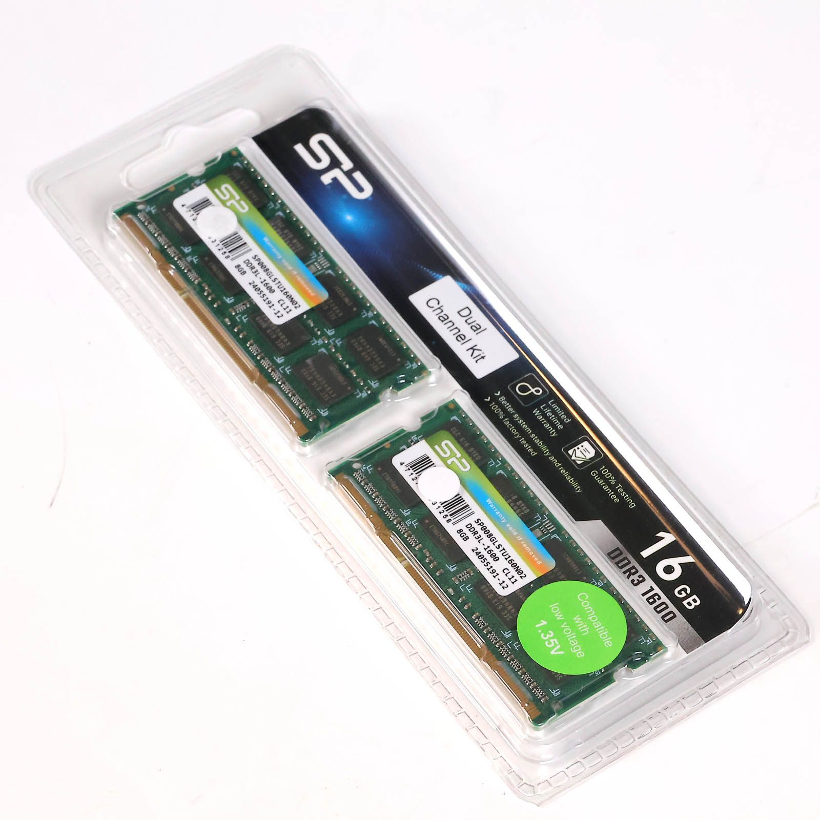 中古 DDR3L-1600 8GBメモリ x2 SP016GLSTU160N22 SP 未開封品 - メルカリ