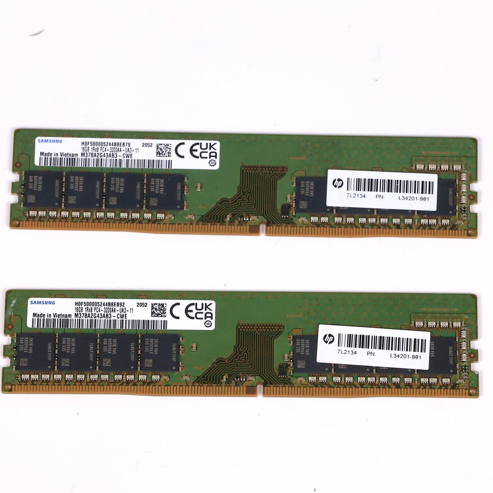 中古 DDR4 16GBメモリ x2 SAMSUNG M378A2G43AB3-CWE - メルカリ