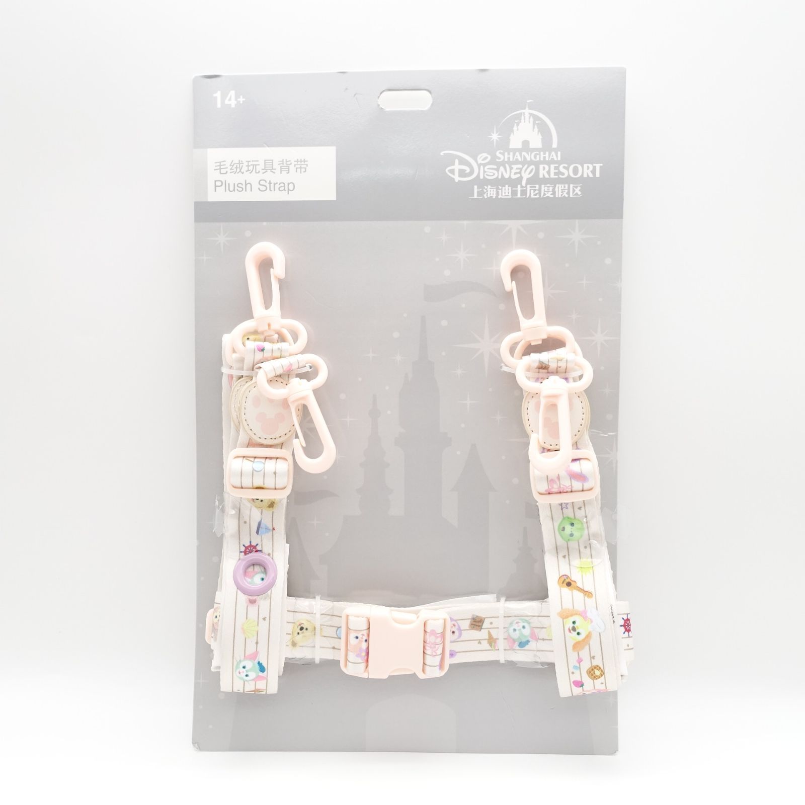 【☆正規品】ダッフィーフレンズ　ぬいぐるみショルダーベルト　上海ディズニー 上海ディズニー限定 ダッフィーフレンズ ぬいぐるみショルダーベルト