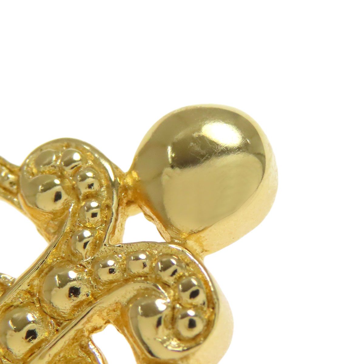 CHRISTIAN DIOR クリスチャンディオール ロゴ ブローチ 金属製