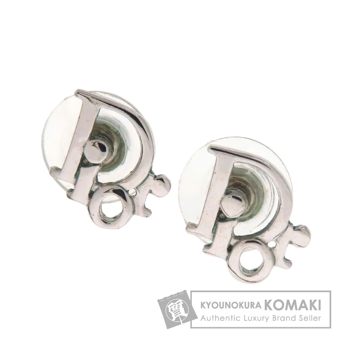 CHRISTIAN DIOR クリスチャンディオール ロゴ ピアス 金属製