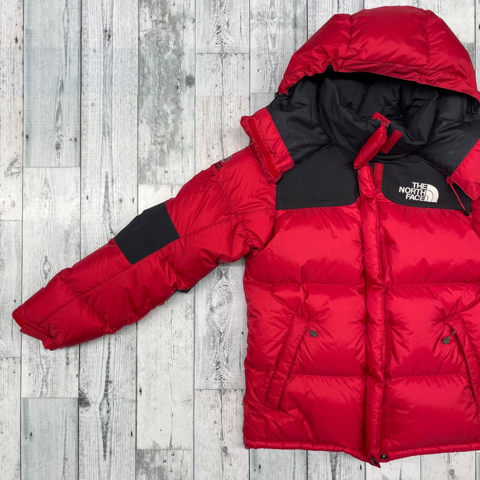 ノースフェイス summit series ダウンジャケット　XL 赤 ♦️美品♦️ノースフェイスSUMMIT レディースXL ダウンジャケット
