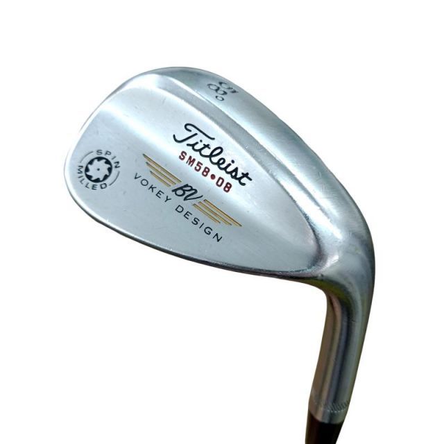 美品タイトリストVOKEY SM808MS 58度 ウェッジ右利き 中古】 タイトリスト VOKEY SPIN MILLED SM58.08 ウェッジ WG Dynamic