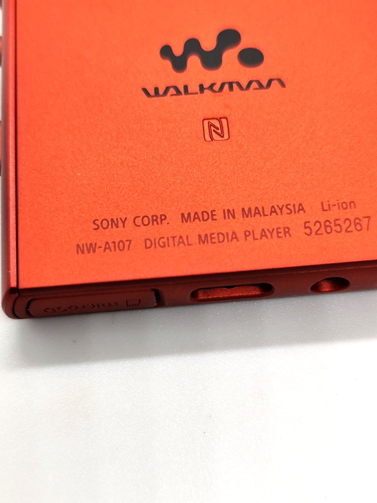 ジャンク SONY ウォークマン NW-A107 - メルカリ