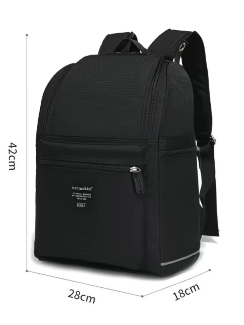 定番実用】 marimekko マリメッコ BUDDY リュックサック ブラック