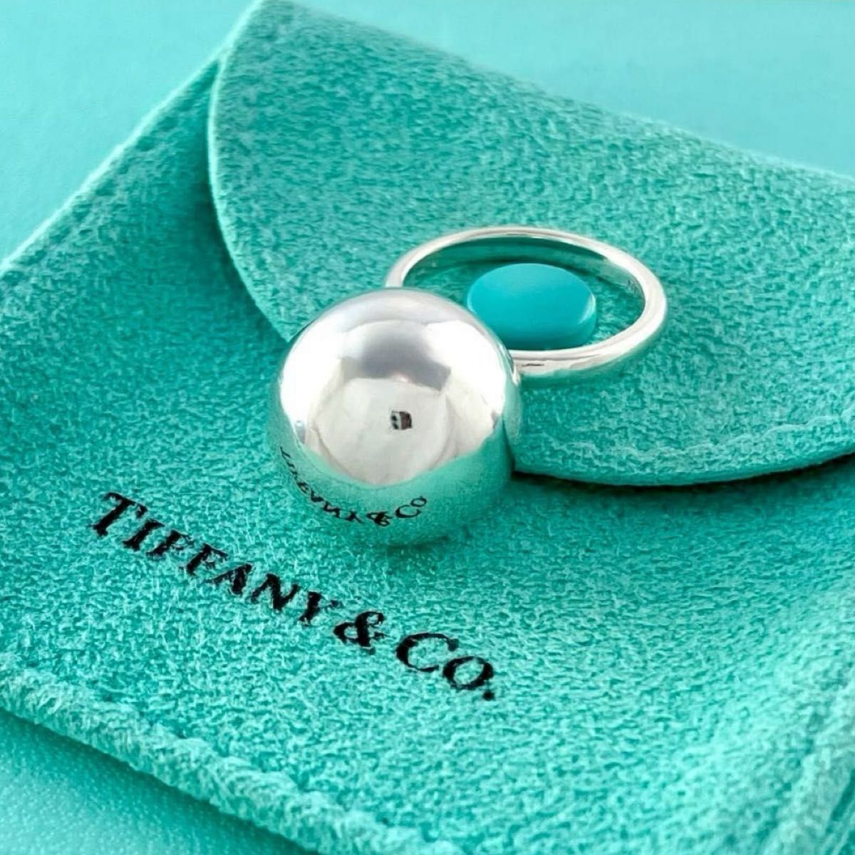 ティファニー 9号 ハードウエア ボール リング シルバー 925 YP1fe