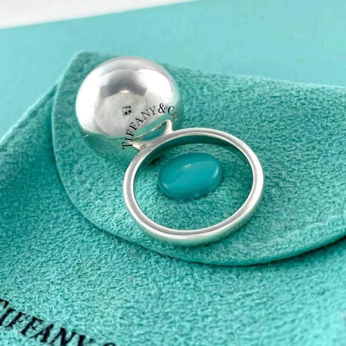 ティファニー 9号 ハードウエア ボール リング シルバー 925 YP1fe