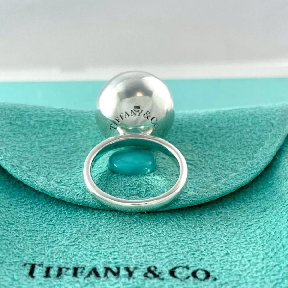 ティファニー 9号 ハードウエア ボール リング シルバー 925 YP1fe