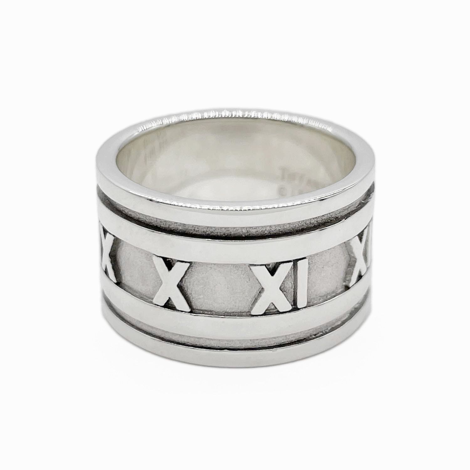 TIFFANY＆Co ティファニー アトラス SV925リング約11号 ティファニー アトラスワイドリング SV925 約11号 ユニセックス - メルカリ