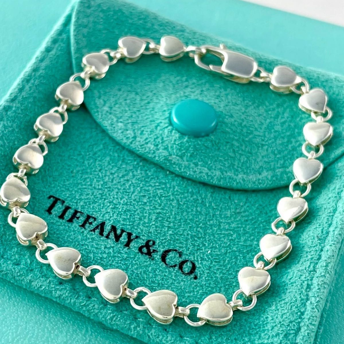 ティファニー パフハート ブレスレット シルバー 925 YK9fe - メルカリ