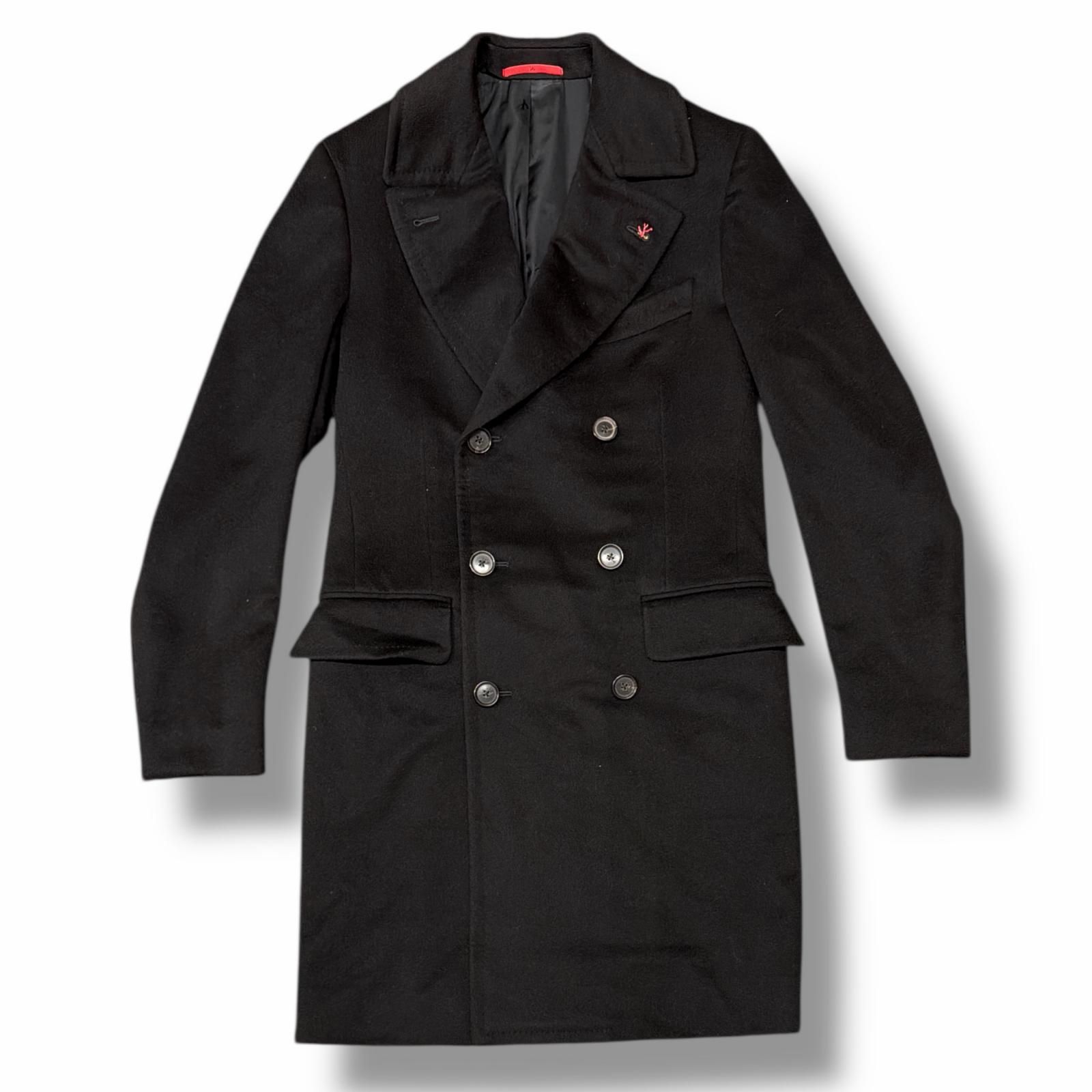 参考上代1320000円 未使用 ISAIA MARSHAL カシミヤダブルブレスト 