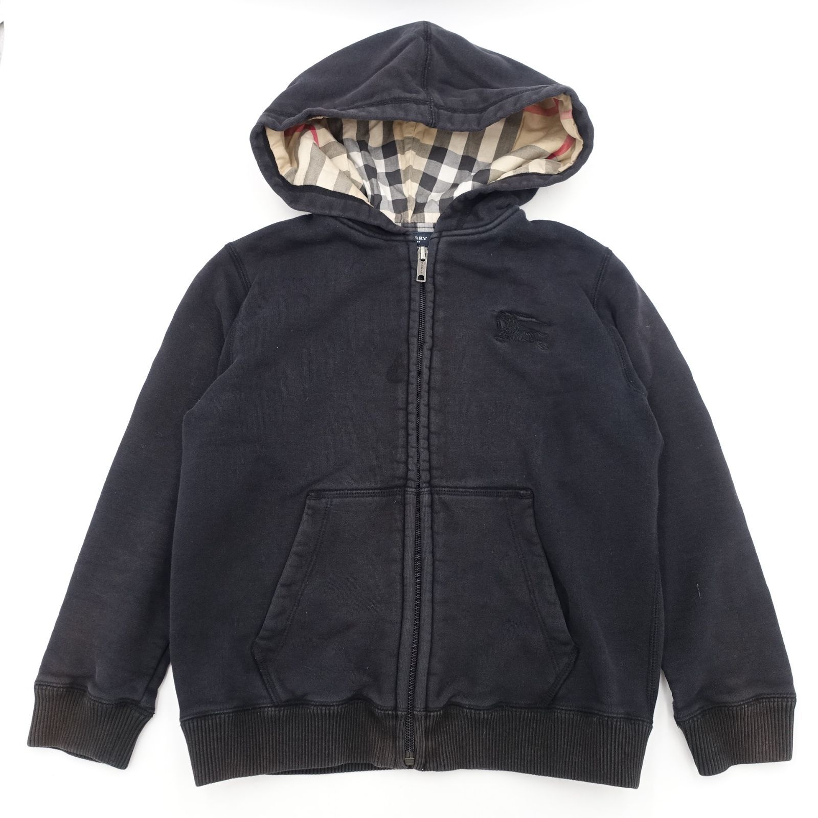 BURBERRY ブラック フード付きパーカー セレクトショップ BURBERRY
