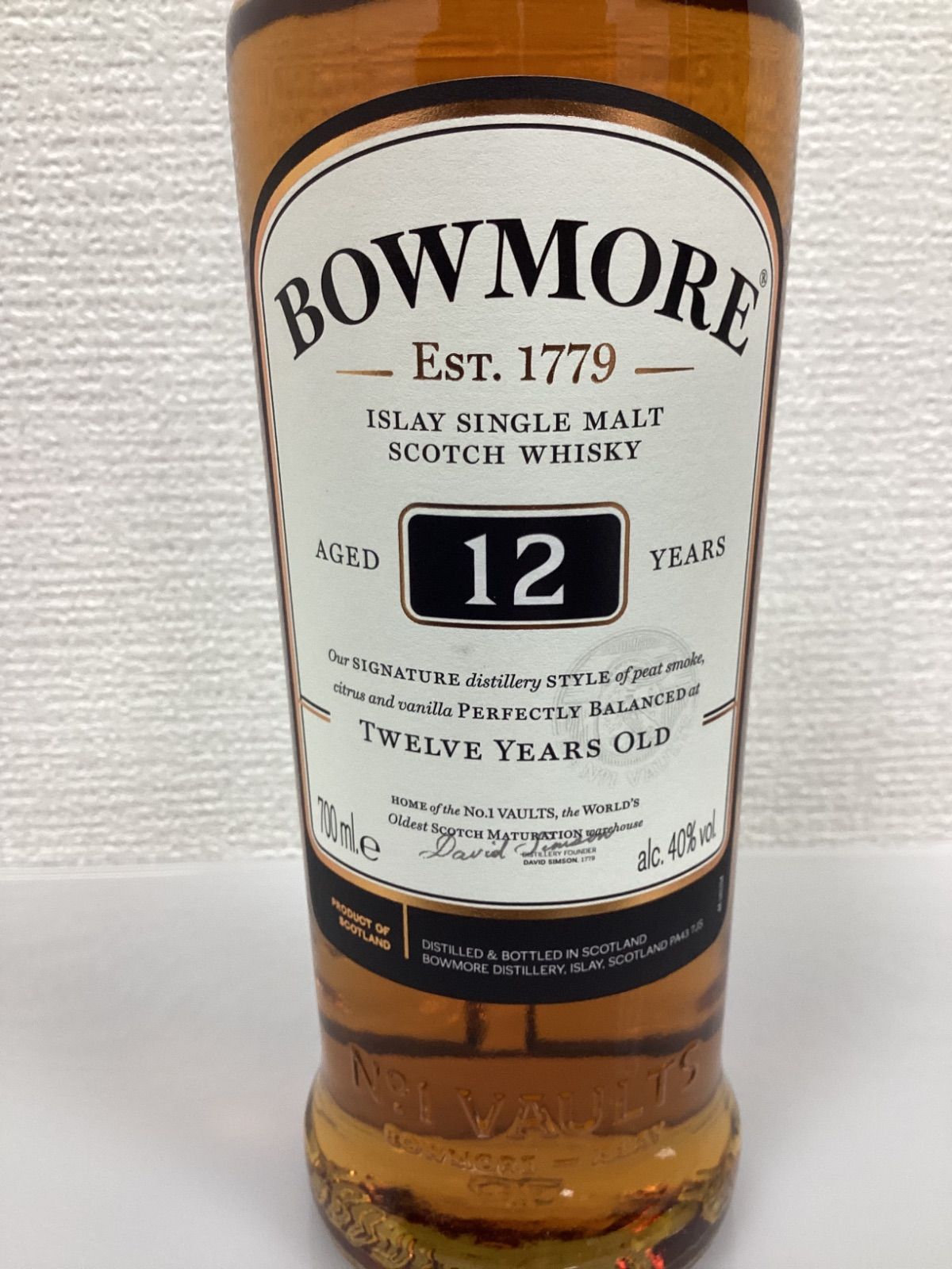 BOWMORE /ボウモア 12年 アイラ・シングルモルト・スコッチウイスキー