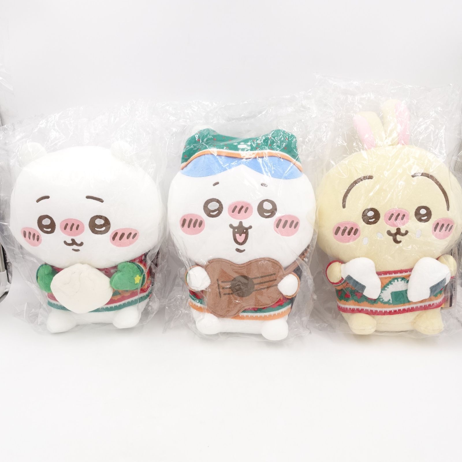 ちいかわ ぬいぐるみ ウッドツリー プレートセット キャンドルセット