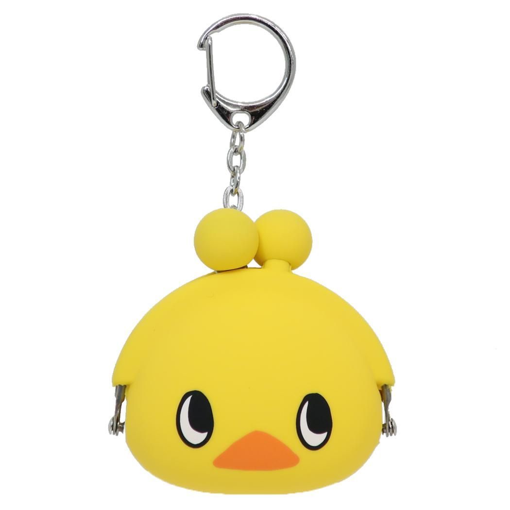 チキンラーメン コインケース POCHI BABY ひよこちゃん ピージーデザイン シリコンがまぐち 小銭入れ キーホルダー キャラクター グッズ -  メルカリ