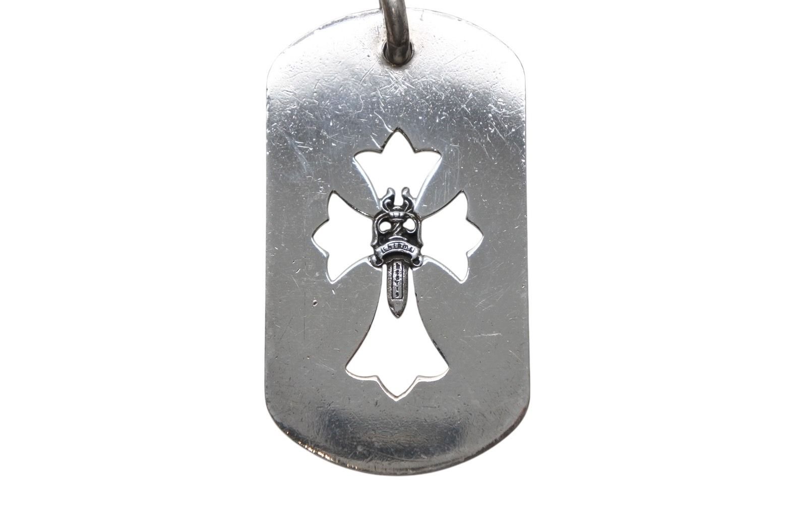 CHROME HEARTS クロムハーツ D TAG LRG CROSS DAGG カットアウトクロス