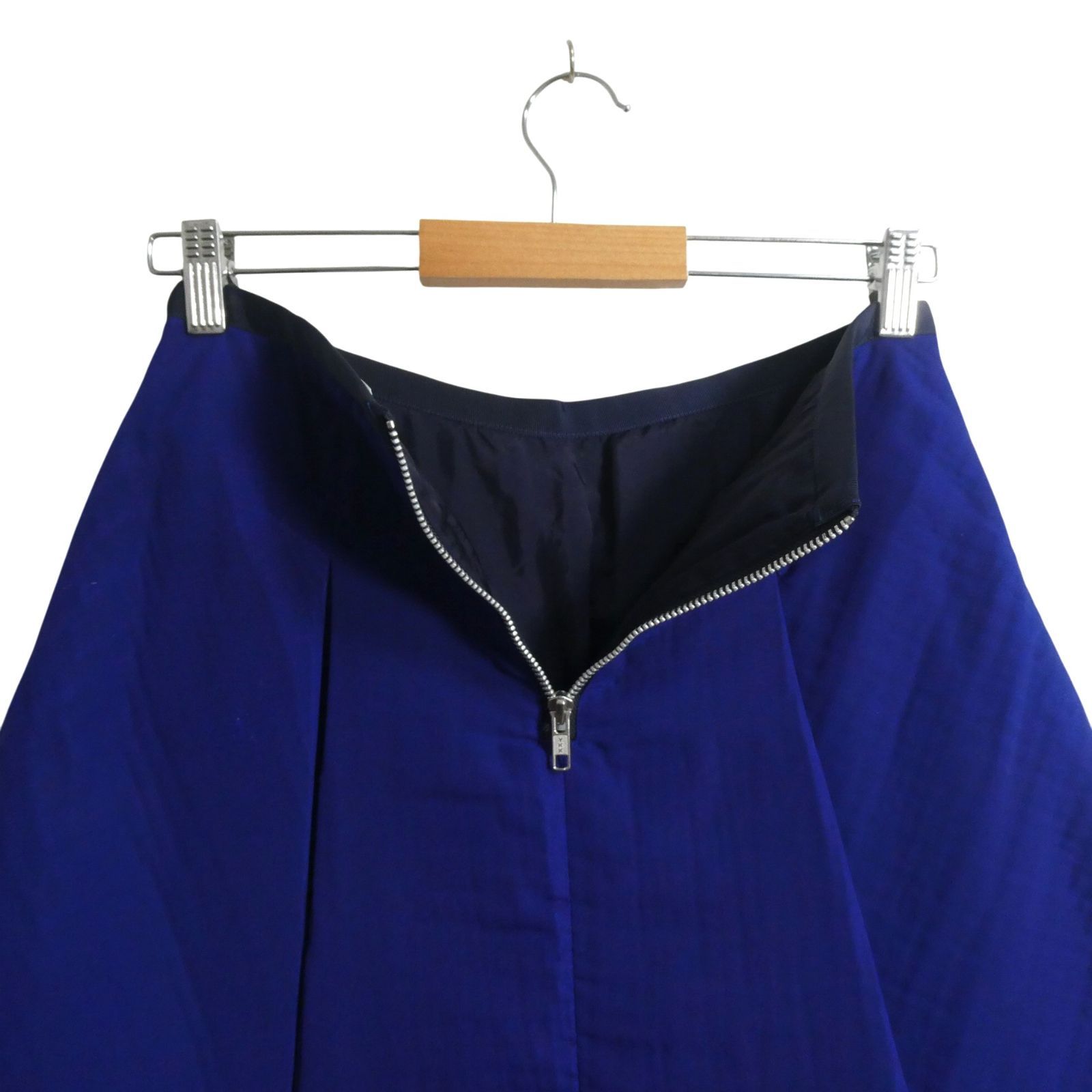 sacai luck サカイ ラック サイズ2 バックジップ タック 膝丈 フレア