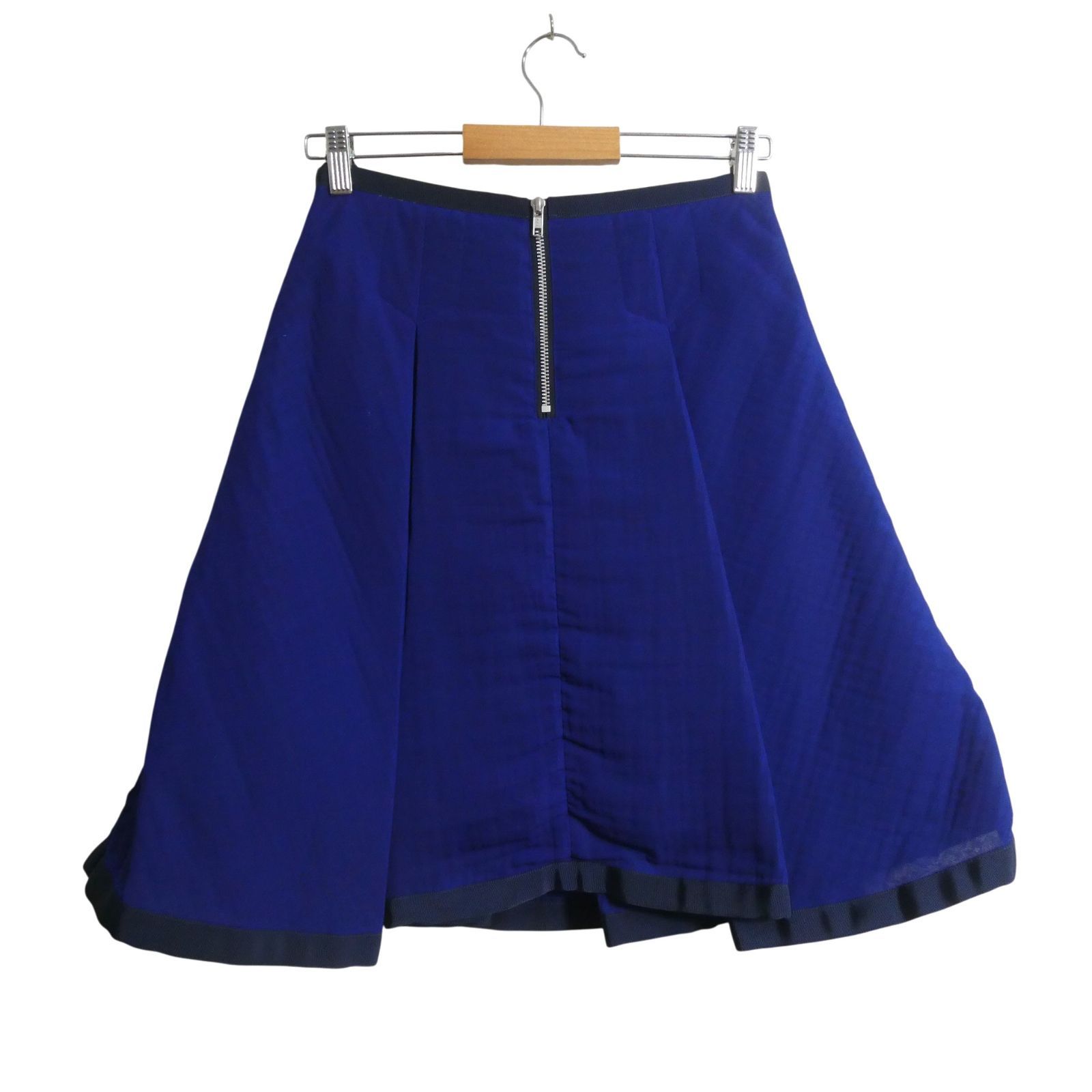 sacai luck サカイ ラック サイズ2 バックジップ タック 膝丈 フレア