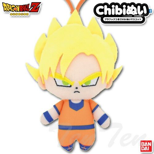 ドラゴンボールZ プラフックつきChibiぬいマスコット 超サイヤ人孫悟空