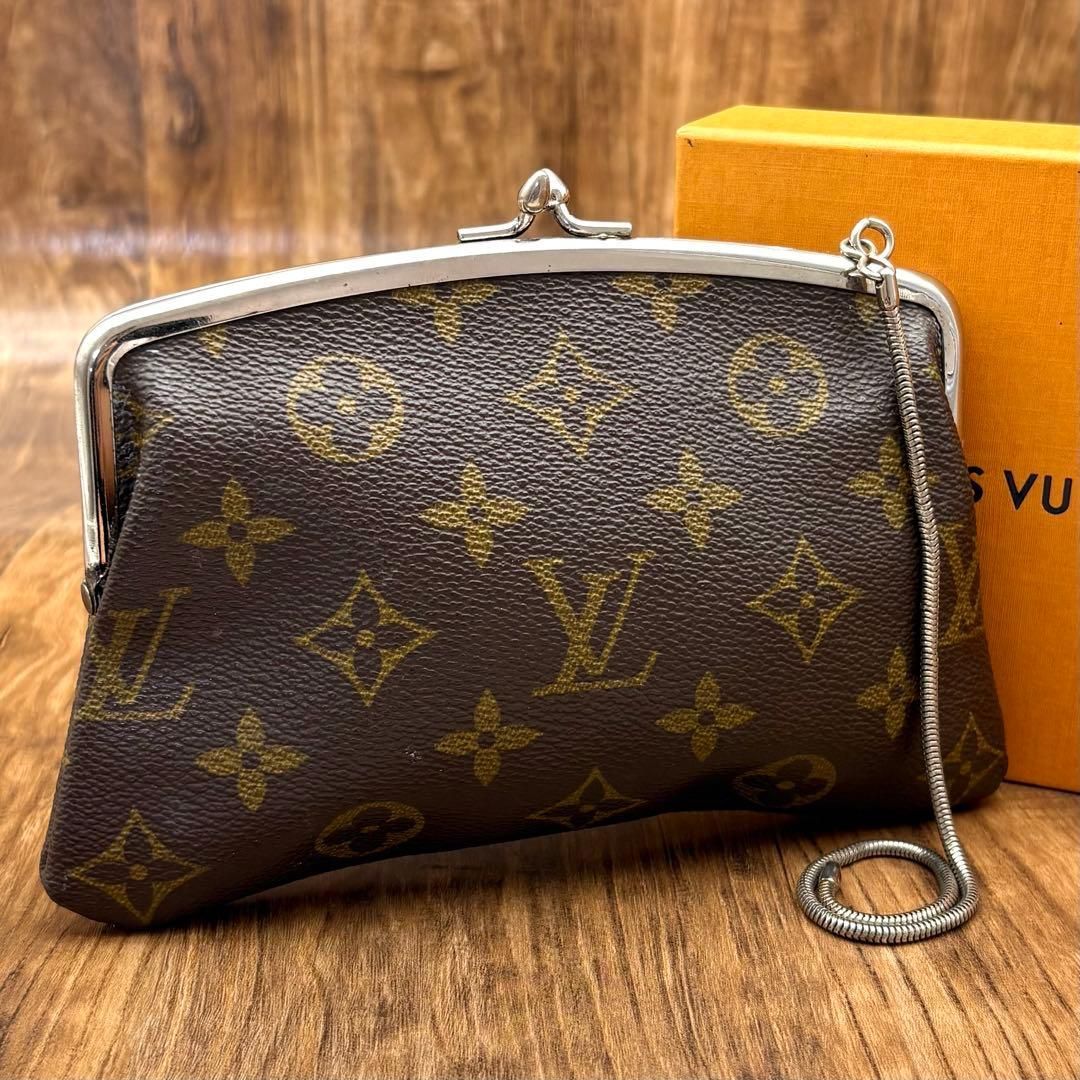 ⛄️極美品⛄️ルイヴィトン モノグラム がま口 ポーチ USAバケット