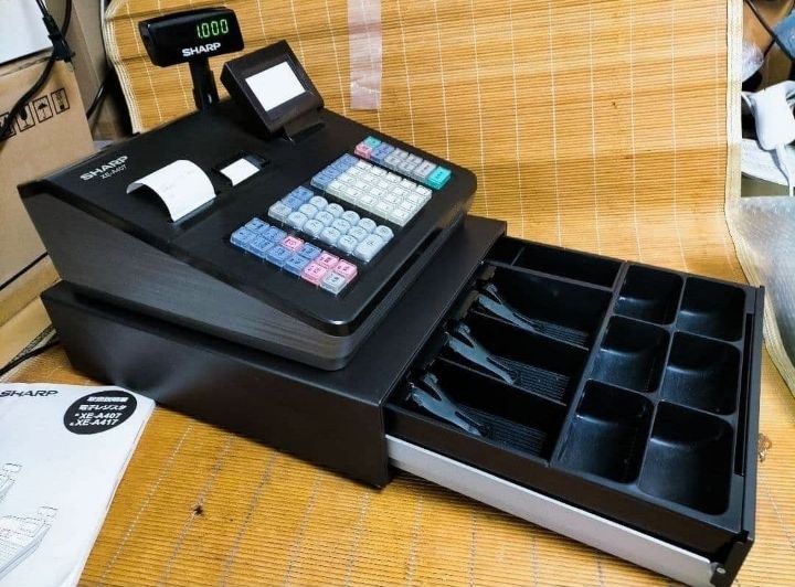 シャープレジスター　XE-A407　PC連携売上管理　上位機種　270620 シャープレジスター XE-A407 PC連携売上管理 上位機種 444777 - メルカリ