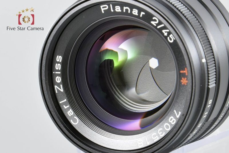 CONTAX コンタックス Carl Zeiss Planar 45mm f/2 T* ブラック - メルカリ