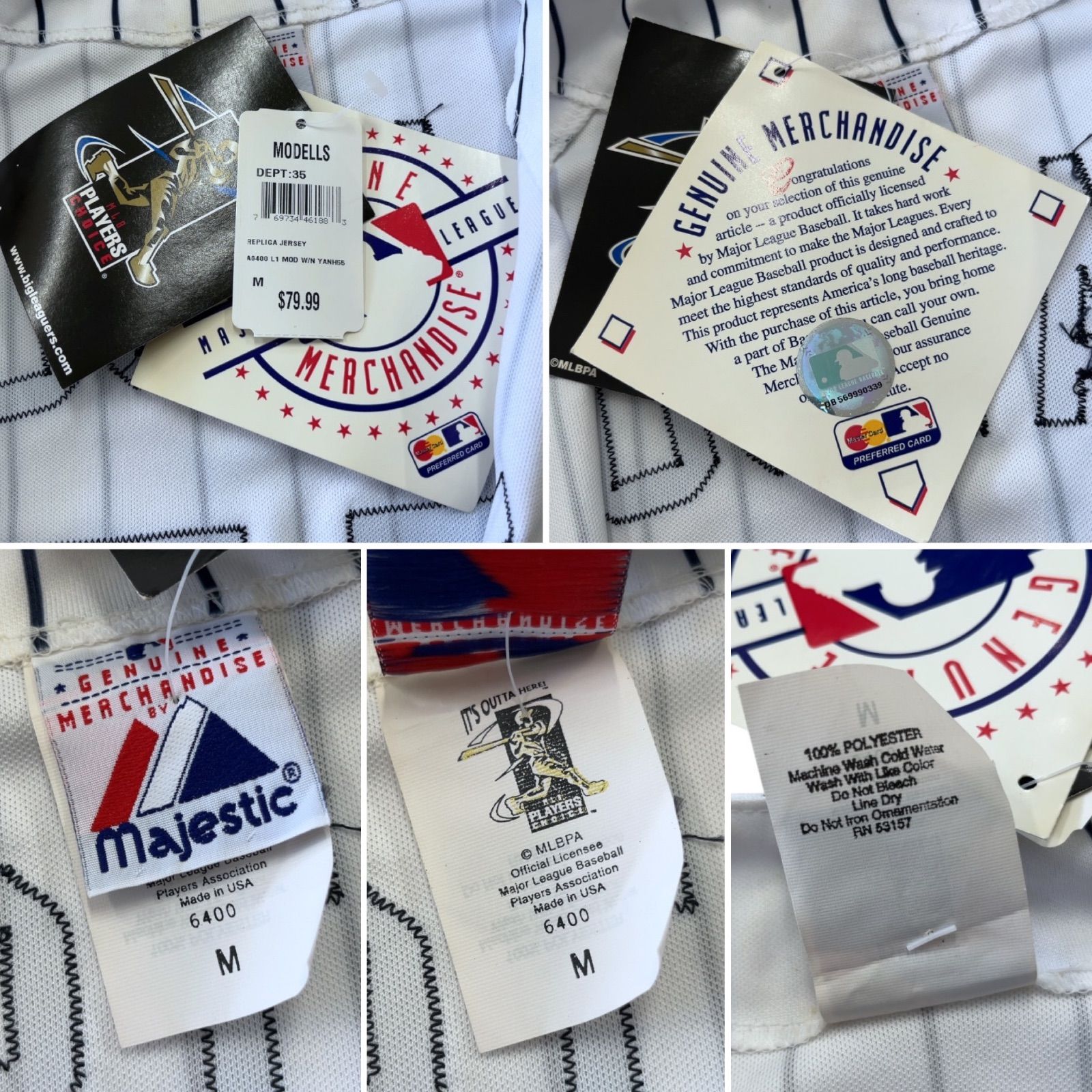 00s USA製 Majestic New York Yankees Hideki Matui #55 ニューヨーク