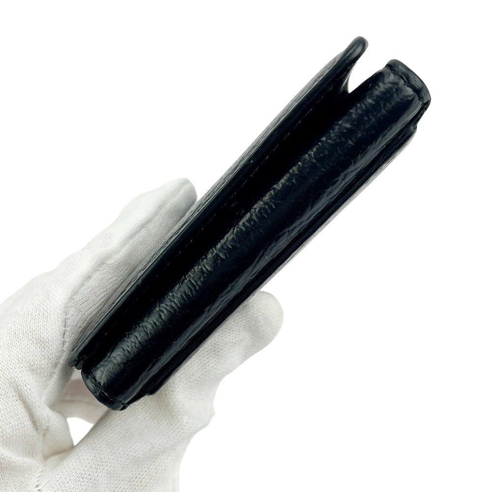 メゾンマルジェラ ■美品■ 三つ折り 財布 コンパクト ミニ ウォレット 4ステッチ レザー ブラック 【535994】11 メゾン マルジェラ MAISON MARGIELA SA3UI0017 P4745 三つ折り財布