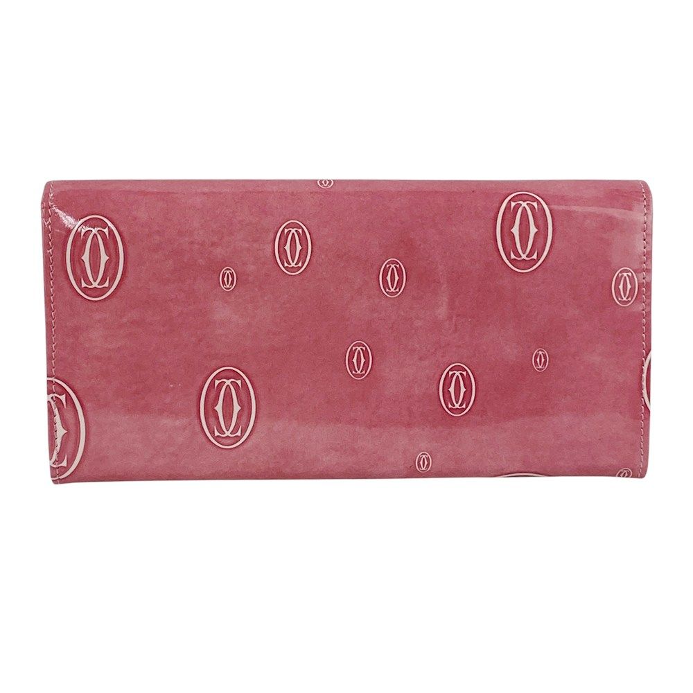 カルティエ □新同□ ハッピーバースデー 二つ折り 長財布 ウォレット